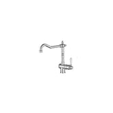 Modern National Bordeaux Kitchen Sink Mixer Chrome